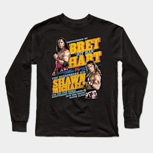 Bret Hart Vs. Shawn Michaels Wrestlemania XII Long Sleeve T-Shirt